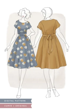 Jennifer Lauren Handmade Kinfolk Dress SIZES 6-24 PDF (Intermediate) -CELOVE Clothing Shop image 67666.1656668310