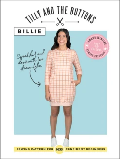 Tilly And The Buttons Billie Sweatshirt & Dress SIZES 6-34 (Beginner) 37 Tilly And The Buttons Billie Sweatshirt & Dress SIZES 6-34 (Beginner) -CELOVE Clothing Shop image 72147.1669219223