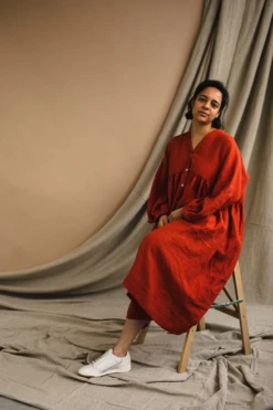 Birgitta Helmersson Zero Waste Gather Dress PDF UPDATED (Beginner) -CELOVE Clothing Shop image 73076.1618477934