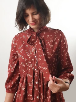 French Poetry Pleiades 2 Dress XS-XL (Intermediate) -CELOVE Clothing Shop image 74362.1700059947