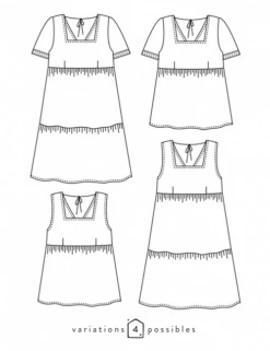 Atelier Scämmit Astree Dress & Blouse (Intermediate) -CELOVE Clothing Shop image 75421.1642678074