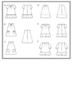 Liberty Penny Collar Girls' Dress (Beginner) -CELOVE Clothing Shop image 76800.1580225717