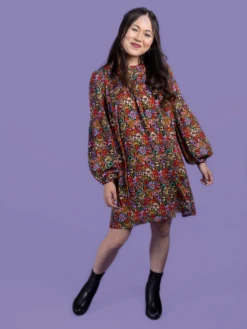 Tilly And The Buttons Marnie Blouse & Dress SIZES 6-34 (Intermediate) -CELOVE Clothing Shop image 77013.1660835556