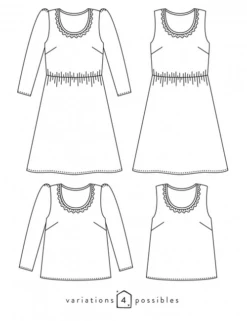 Atelier Scämmit Jenna Blouse & Dress (Intermediate) 14 Atelier Scämmit Jenna Blouse & Dress (Intermediate) -CELOVE Clothing Shop image 79095.1651138725