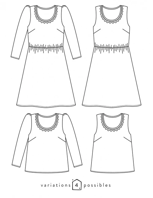 Atelier Scämmit Jenna Blouse & Dress (Intermediate) 4 Atelier Scämmit Jenna Blouse & Dress (Intermediate) - Image 4