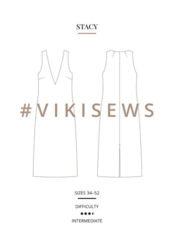 Vikisews Stacy Dress PDF (Intermediate) -CELOVE Clothing Shop image 81777.1680105050