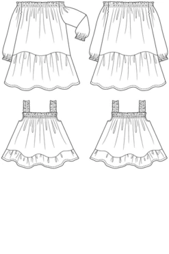 Named Ilma Smock Dress & Top (Intermediate) -CELOVE Clothing Shop image 81900.1651745515