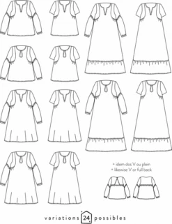 Atelier Scämmit Petites Choses Blouse & Dress (Intermediate) -CELOVE Clothing Shop image 83361.1566306832