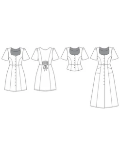 Friday Pattern Company Hughes Dress (Intermediate) 24 Friday Pattern Company Hughes Dress (Intermediate) -CELOVE Clothing Shop image 83742.1618475303