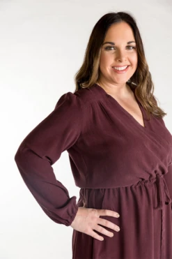 Chalk & Notch Orchid Midi Dress PDF (Intermediate) -CELOVE Clothing Shop image 85102.1627648738