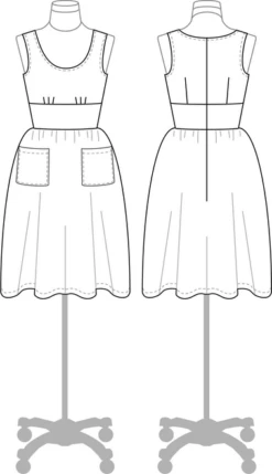 Christine Haynes Sylvie Dress PDF (Beginner) 19 Christine Haynes Sylvie Dress PDF (Beginner) -CELOVE Clothing Shop image 85902.1655983042