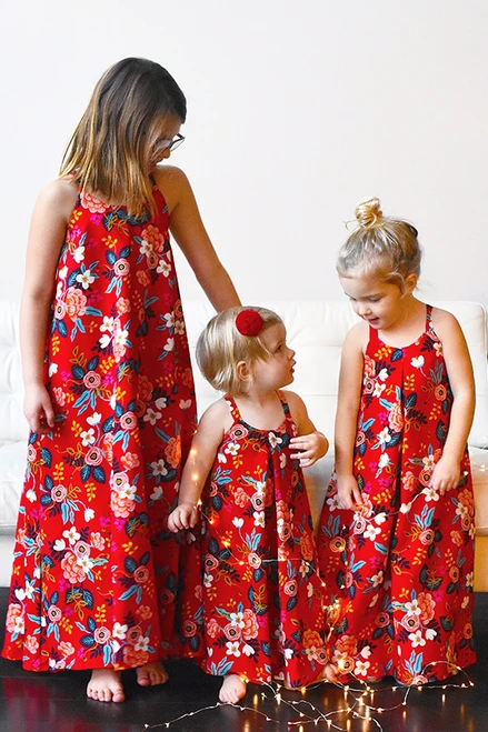 Chalk & Notch Mini Cascade Maxi Dress PDF (Intermediate) 1 Chalk & Notch Mini Cascade Maxi Dress PDF (Intermediate)