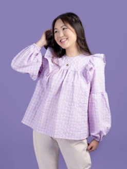 Tilly And The Buttons Marnie Blouse & Dress SIZES 6-34 (Intermediate) -CELOVE Clothing Shop image 86613.1660835546