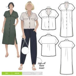 Style Arc Monty Shirt & Dress SIZES 4-16 (Intermediate)