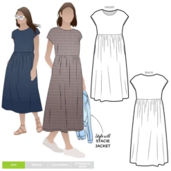 Style Arc Montana Midi Dress SIZES 4-16 (Beginner)