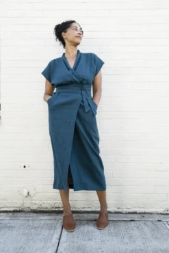 Sew House Seven Wildwood Wrap Dress BUST 31" - 47" (Intermediate) -CELOVE Clothing Shop image 92175.1688557844