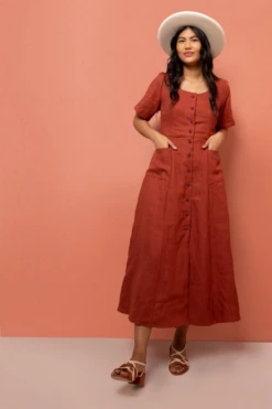 Friday Pattern Company Hughes Dress PDF (Intermediate) -CELOVE Clothing Shop image 93723.1618474919