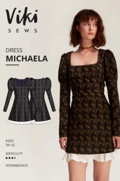 Vikisews Michaela Dress PDF (Intermediate) 17 Vikisews Michaela Dress PDF (Intermediate) -CELOVE Clothing Shop image 97499.1680103940