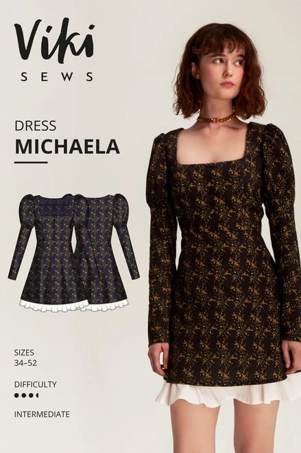 Vikisews Michaela Dress PDF (Intermediate) 7 Vikisews Michaela Dress PDF (Intermediate) - Image 7