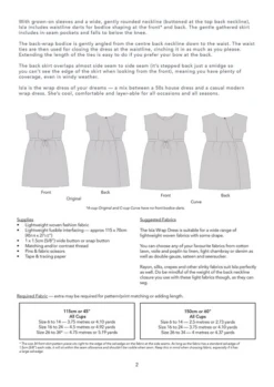 Jennifer Lauren Handmade Isla Wrap Dress SIZES 16-34 PDF (Intermediate) -CELOVE Clothing Shop image 99740.1652352990