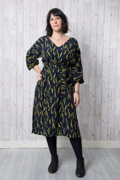 Emporia Kobi Dress (Beginner) -CELOVE Clothing Shop kobi blue peachskin 35788.1585066709